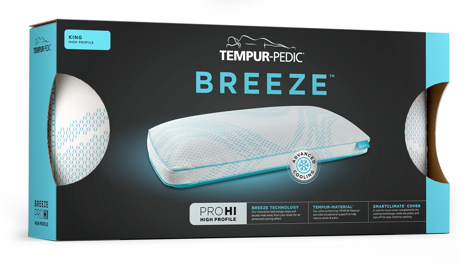 TEMPUR-Breeze ProHi 2.0 Pillow - King