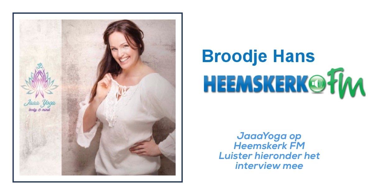 Promotieposter met een lachende vrouw, de tekst 