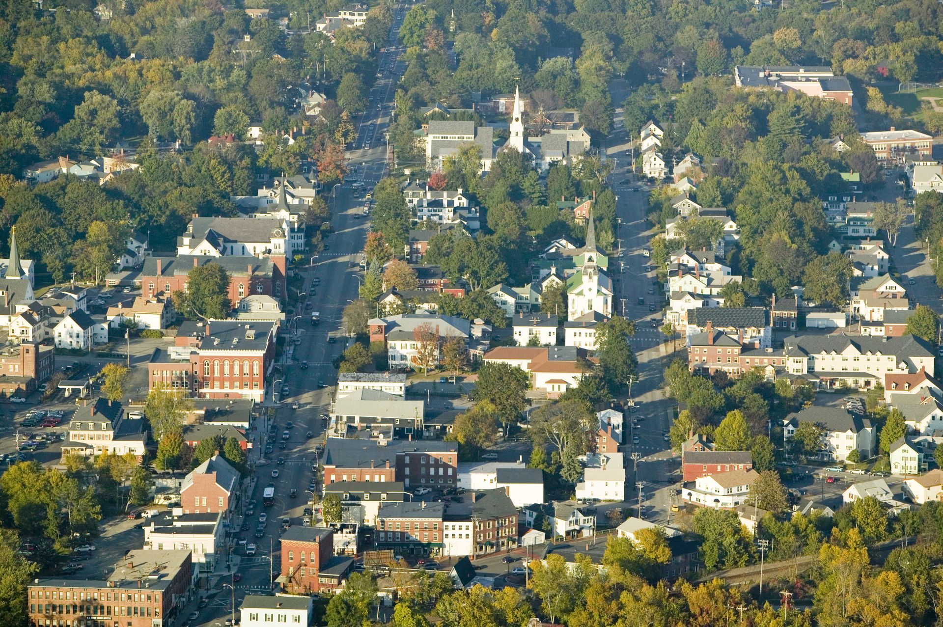 Bird's-eye view of Saco, Maine 