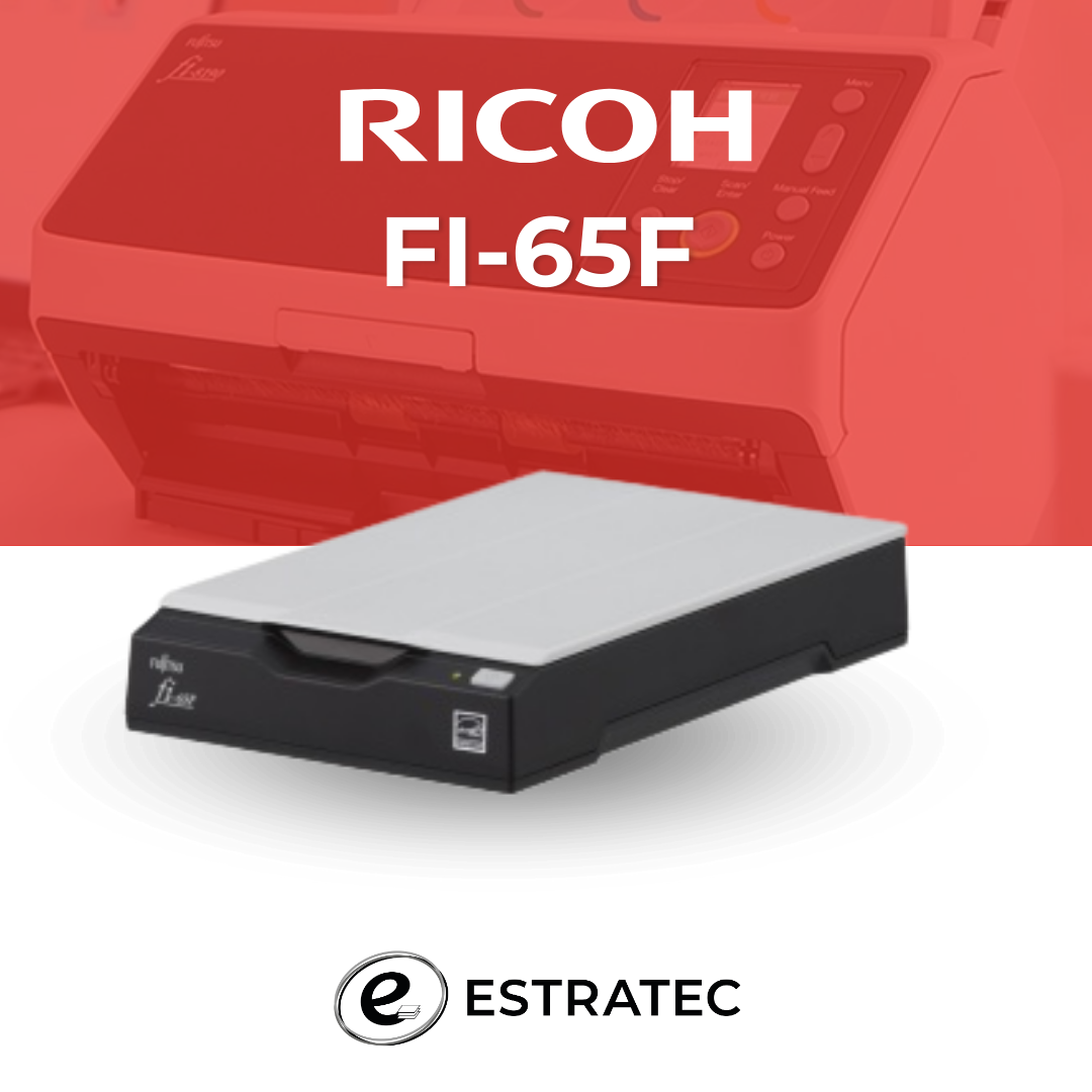 Una imagen de un escáner ricoh fi-65f