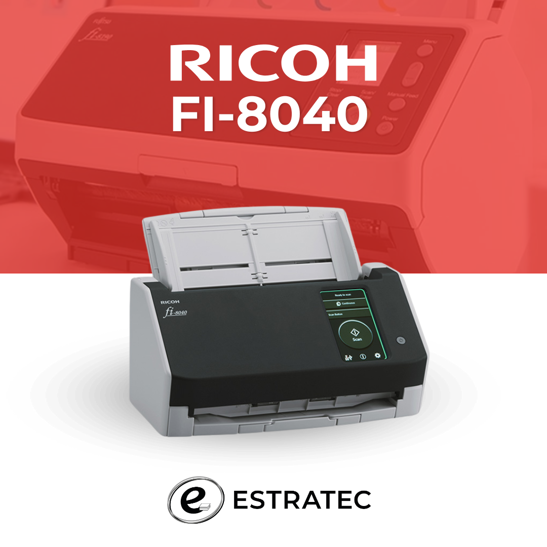 Una imagen de una impresora ricoh fi-8040