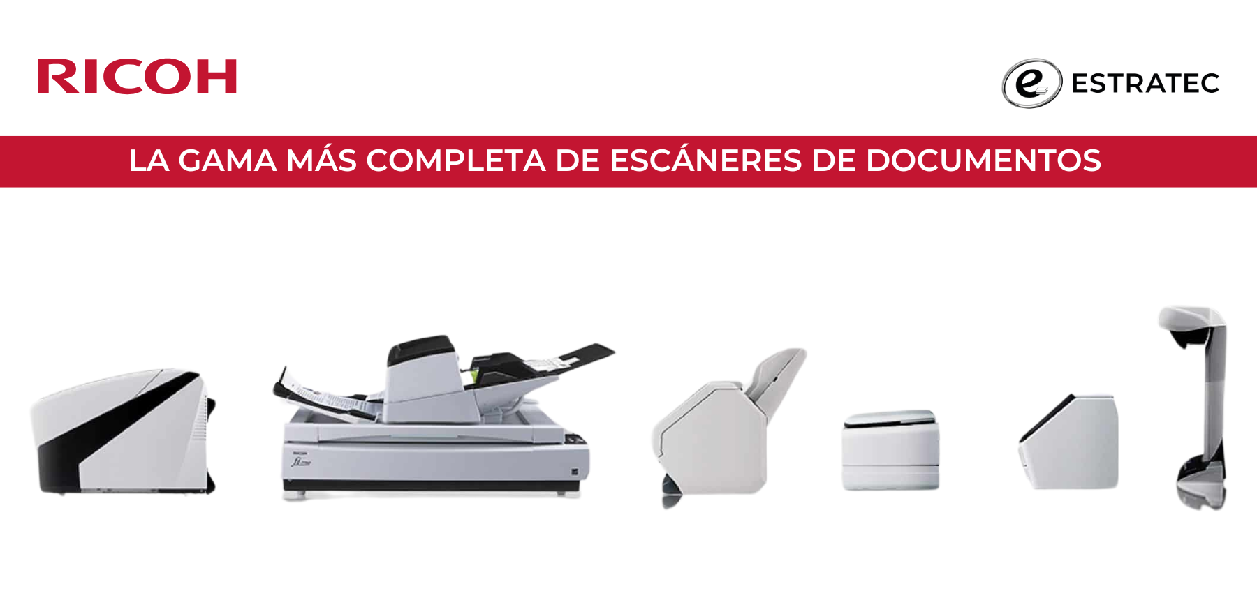 La palabra ricoh está sobre un fondo blanco.