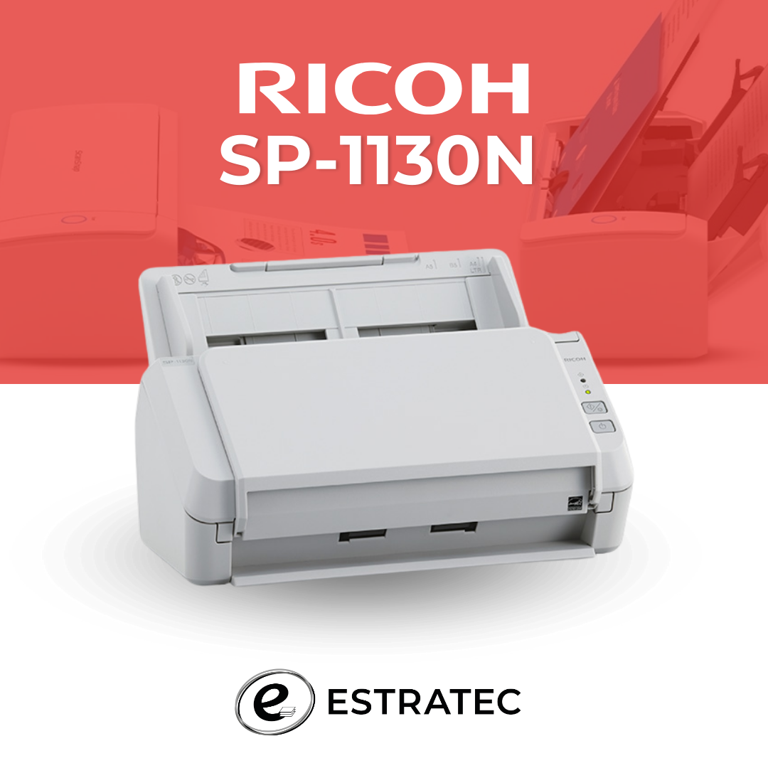 Un anuncio de una impresora Ricoh SP-1130N