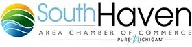 SouthHaven Area Chamber of Commerce logo with multicolor sun and blue text