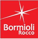 Logo Bormioli Rocco con stella bianca e testo su sfondo rosso