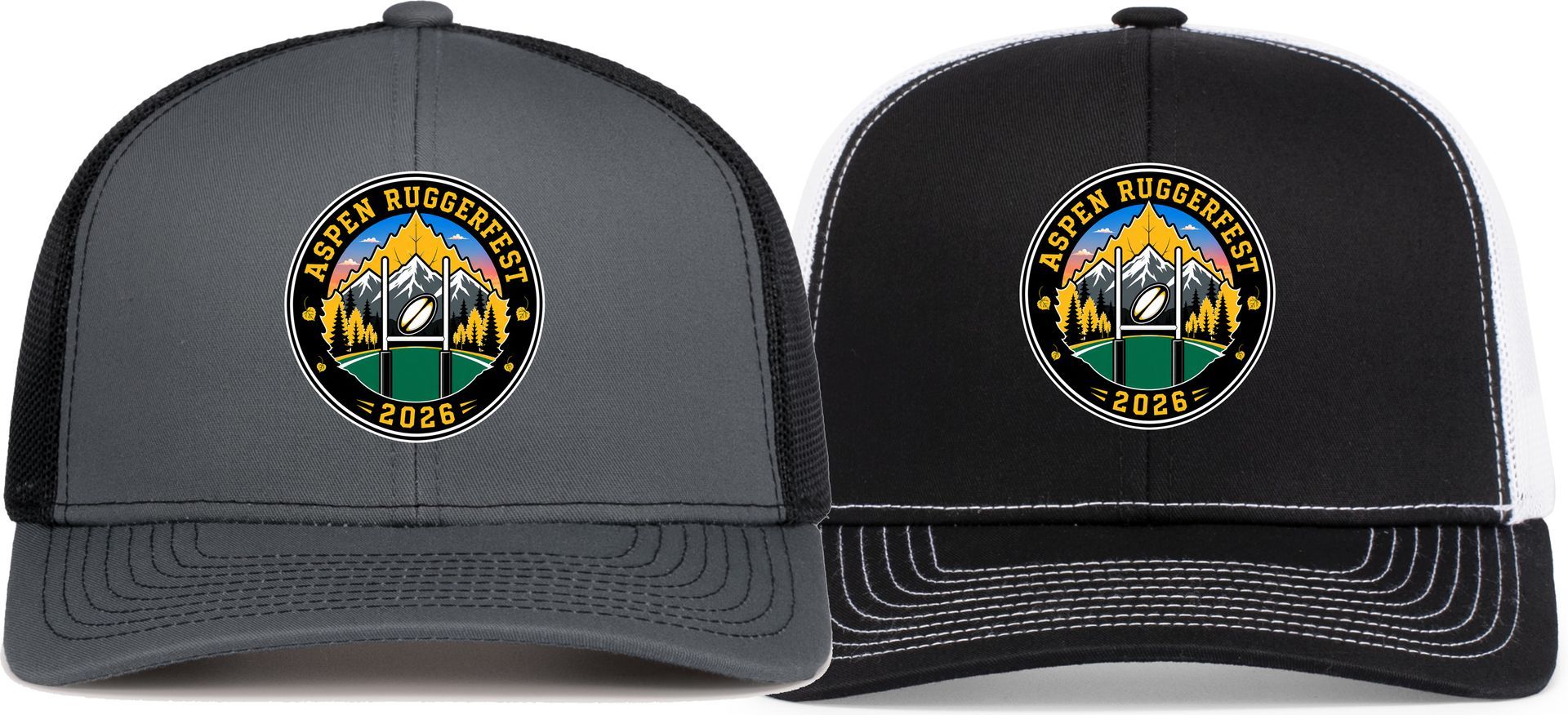 2026 Ruggerfest - Contrast Stitch Trucker Snapback Cap