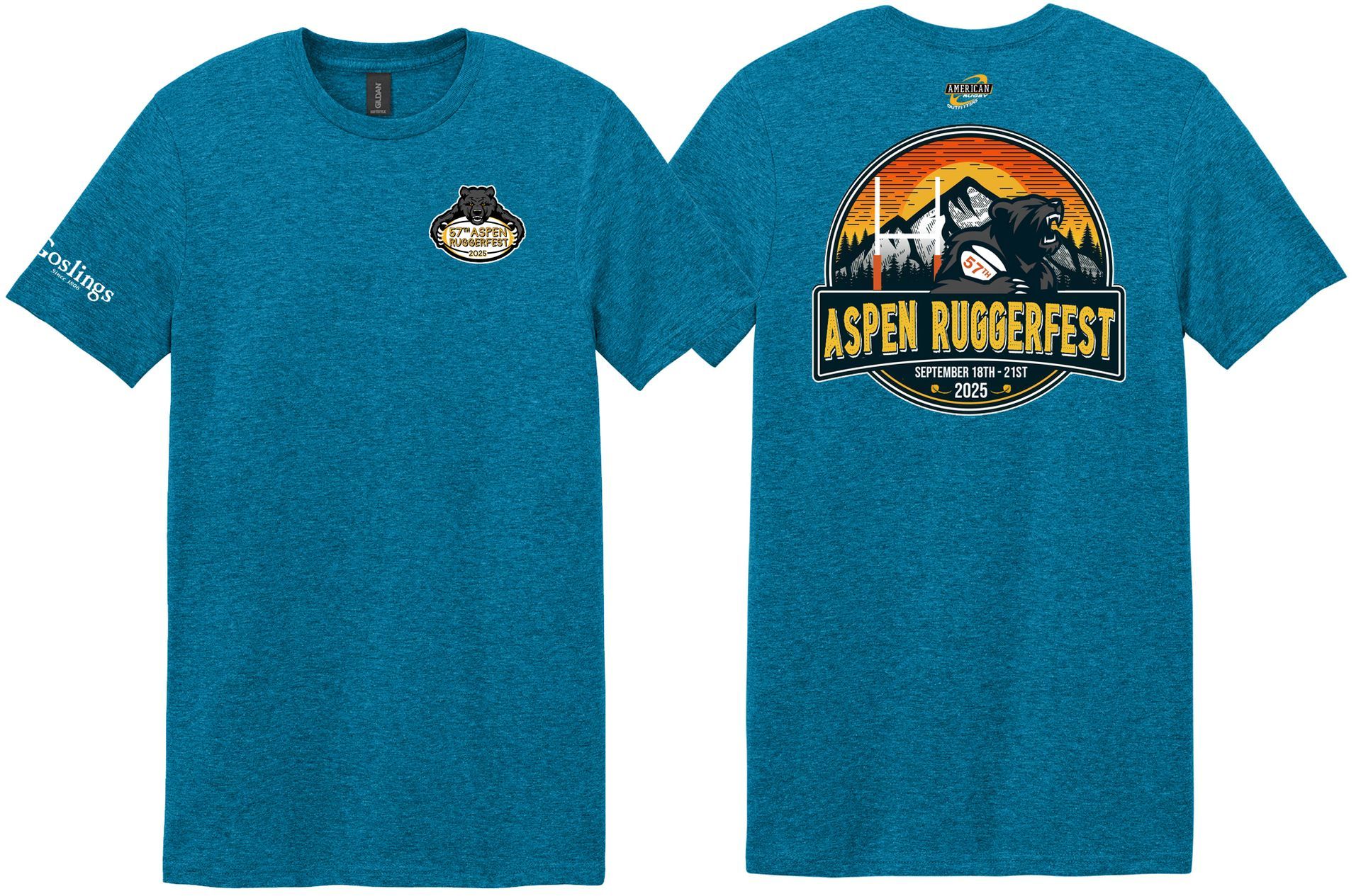 2025 Ruggerfest - T-Shirt (Sapphire)