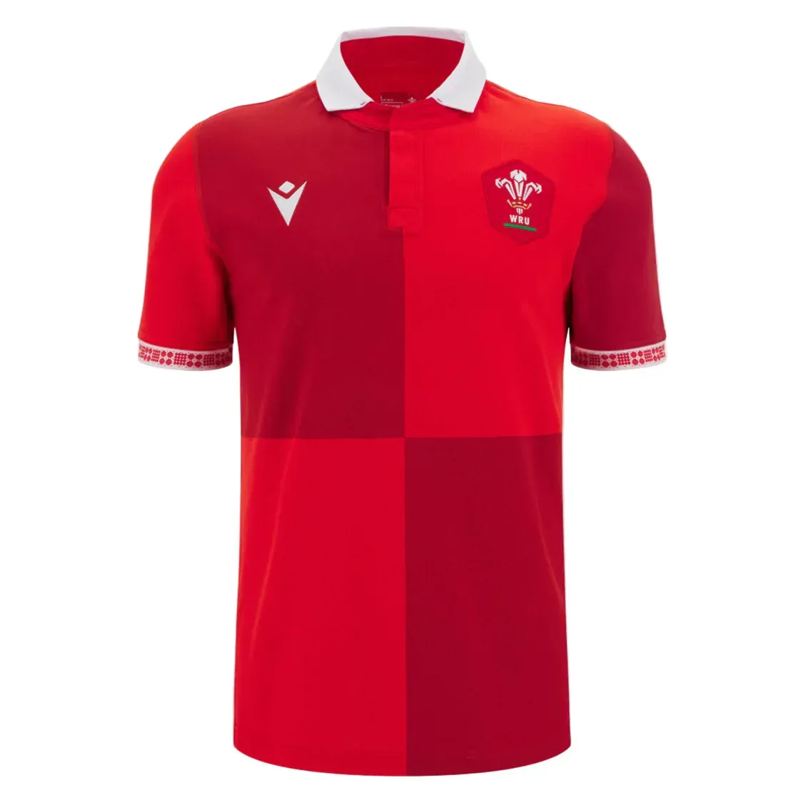 Wales 25/26 Replica Home Cotton Jersey by Macron