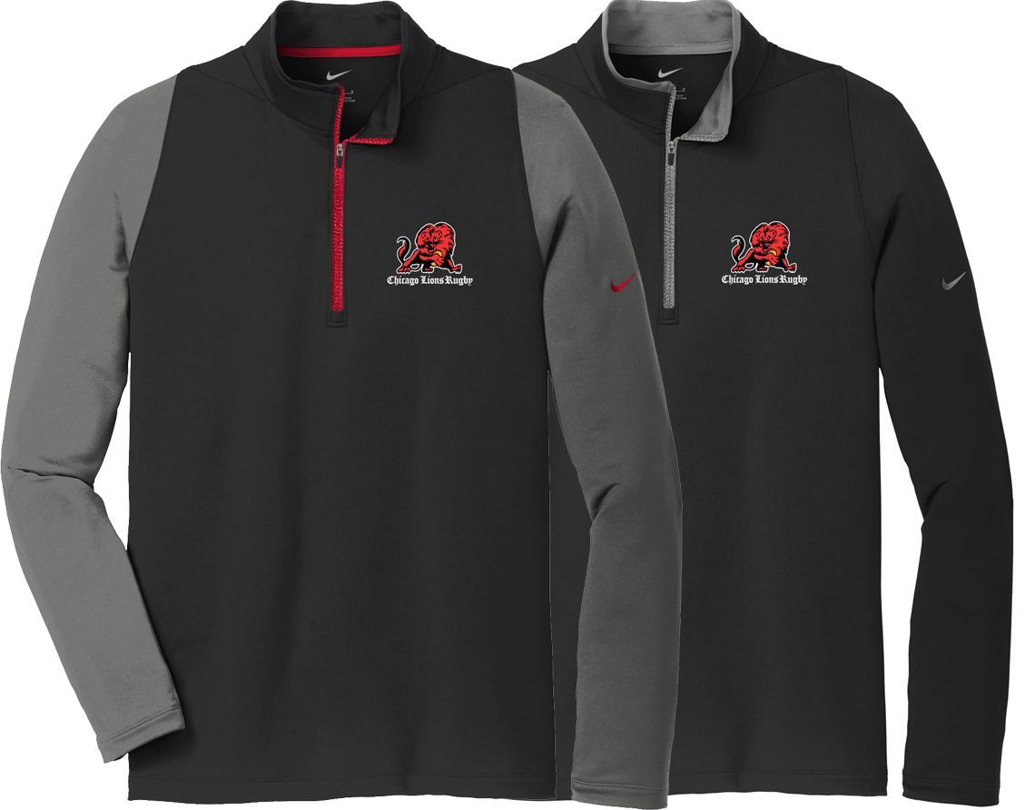 Lions - Nike Dri-Fit 1/2 Zip Pullover