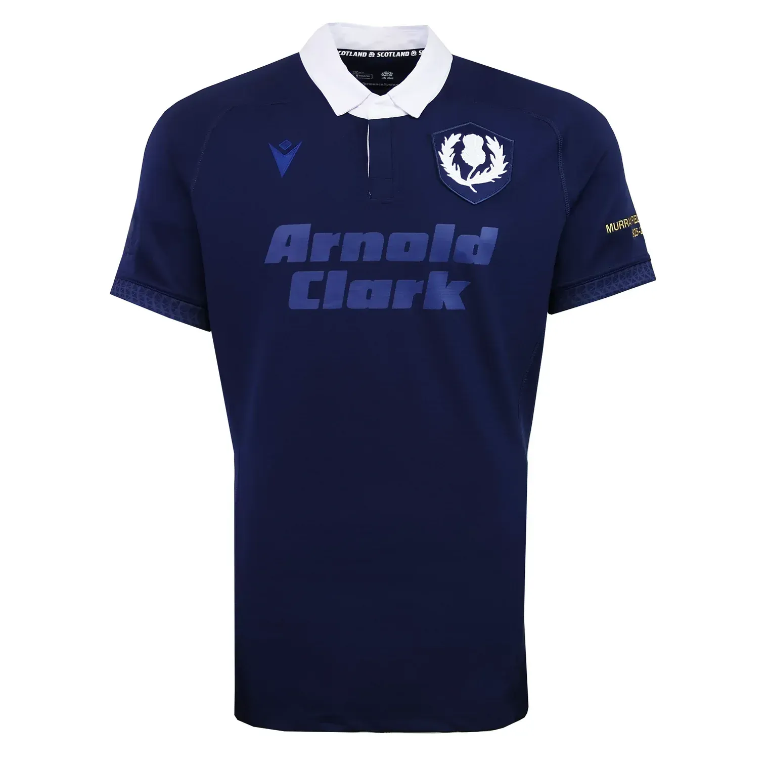 Scotland Rugby Union 1925 100th Anniversary Authentic Home Jersey by Macron