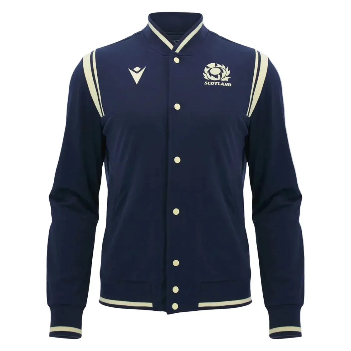 Scotland SRU 26/27 Anthem Varsity Jacket by Macron