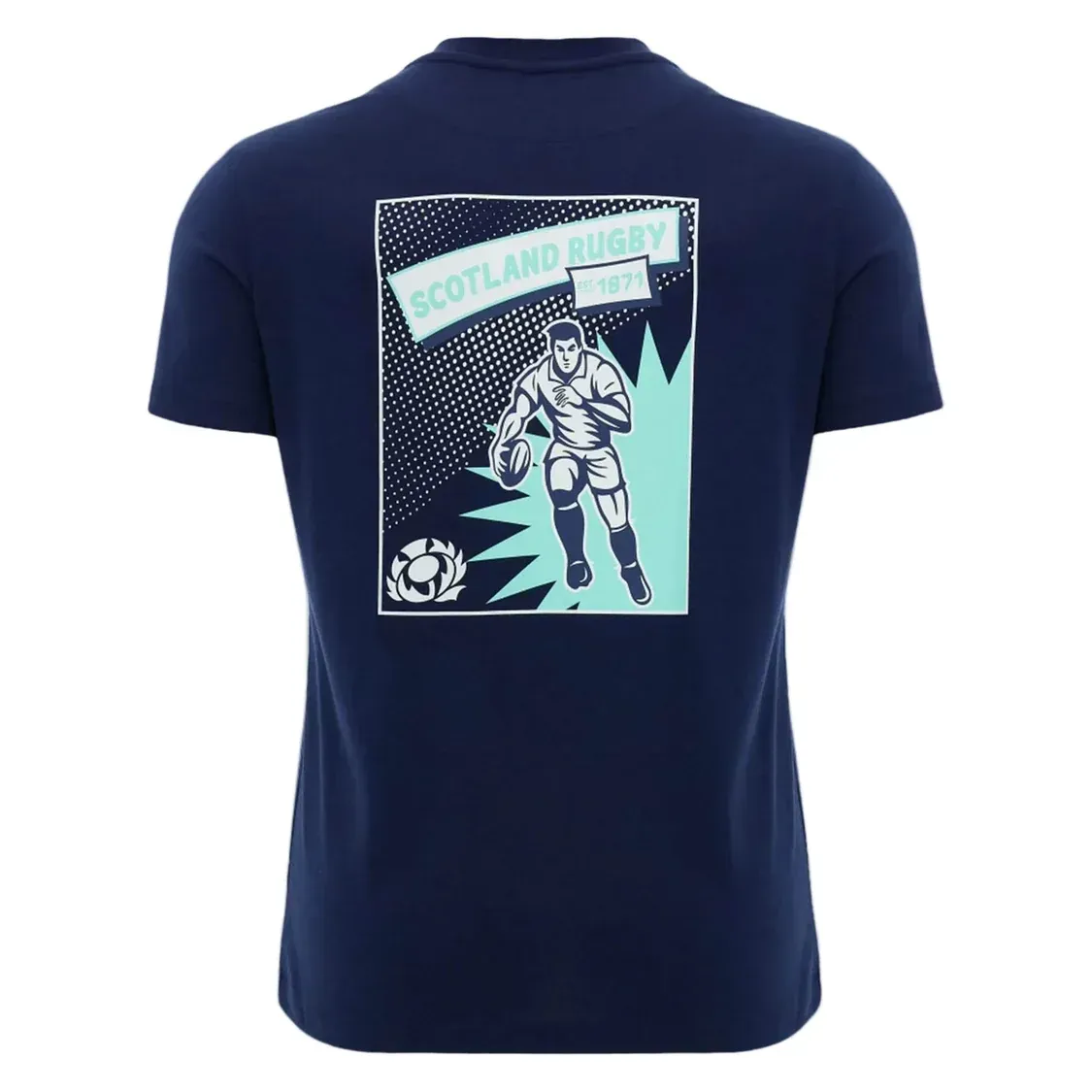 Scotland SRU 26/27 Leisure Cotton T-Shirt by Macron