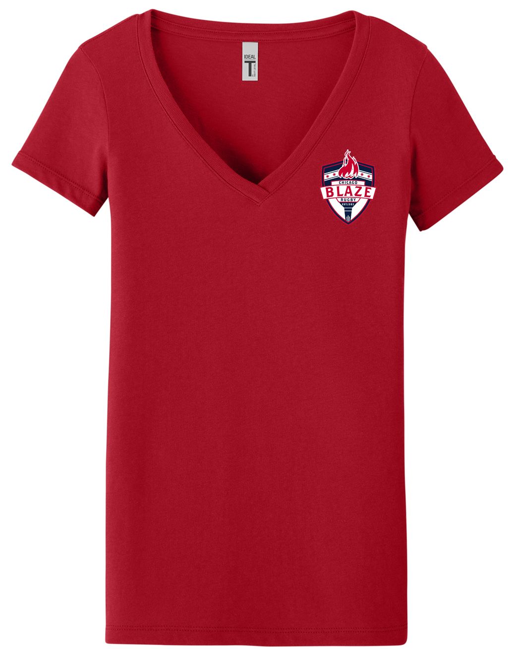 Blaze - Women's V-Neck Tee (Red) *CLOSEOUT*