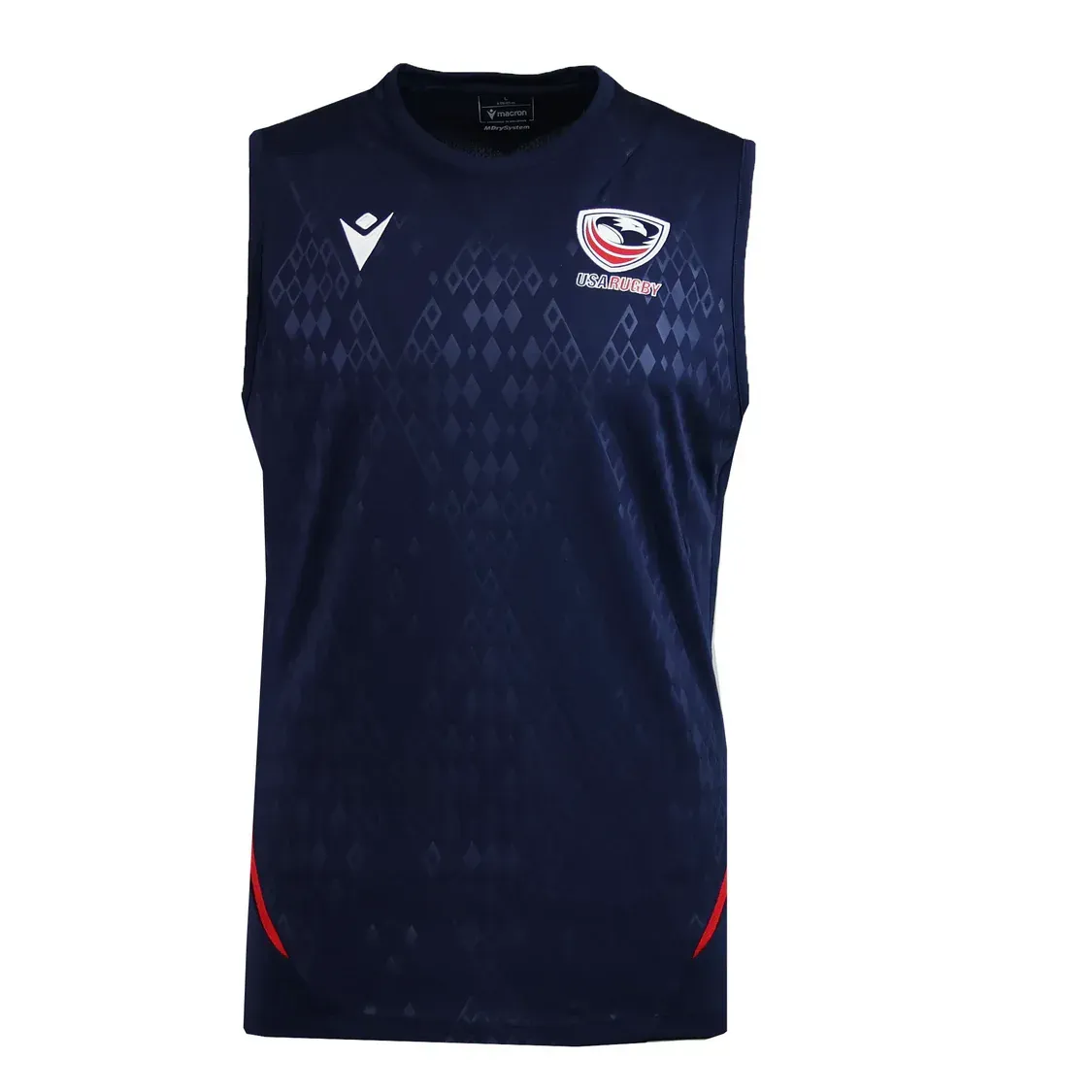 USA Rugby 25/26 Training Poly Singlet by Macron