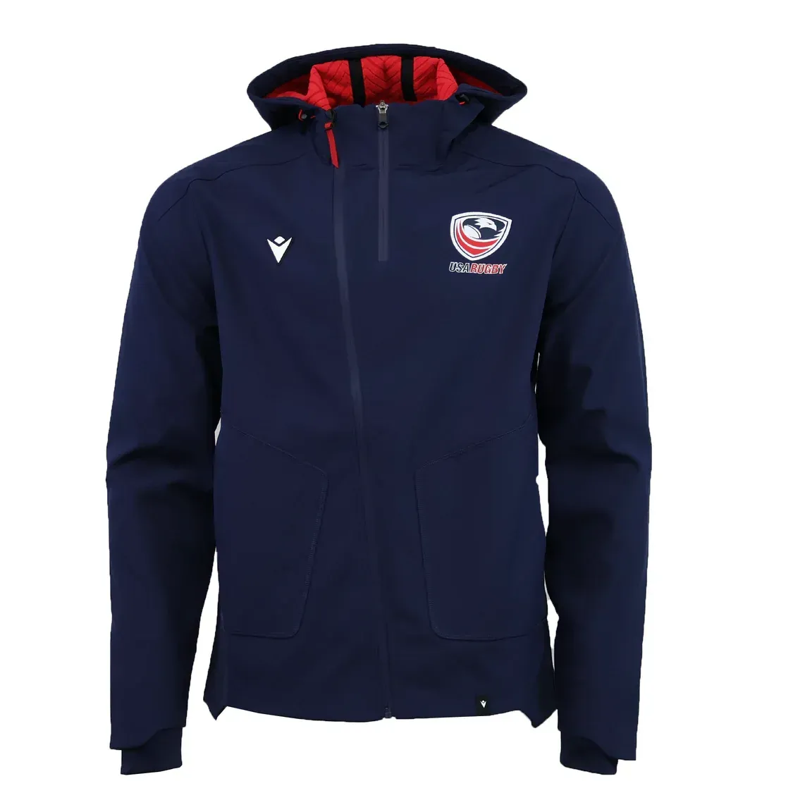 USA Rugby 25/26 Athleisure Softshell Jacket by Macron