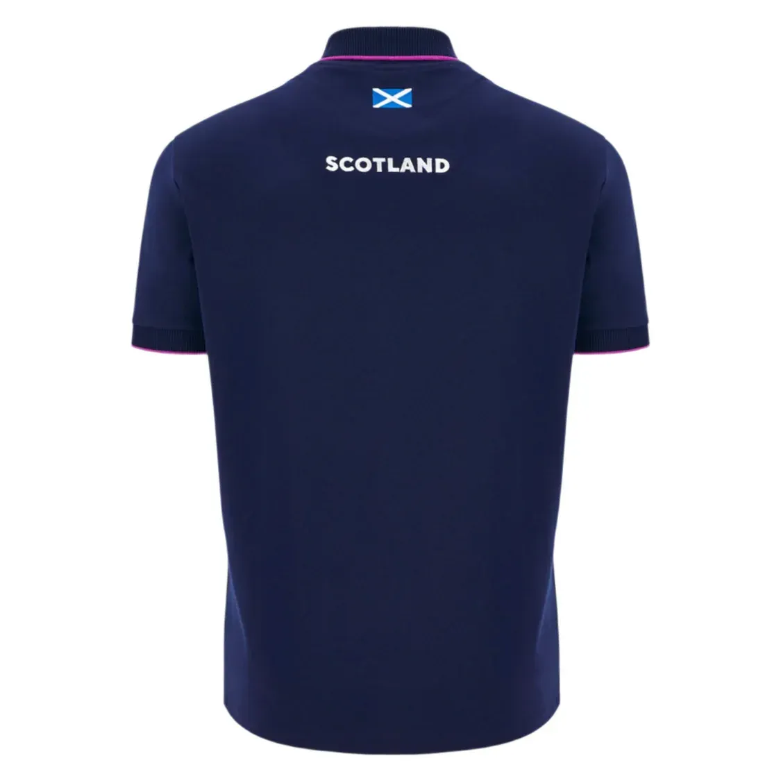Scotland 25/26 Player Travel Cotton Polo by Macron