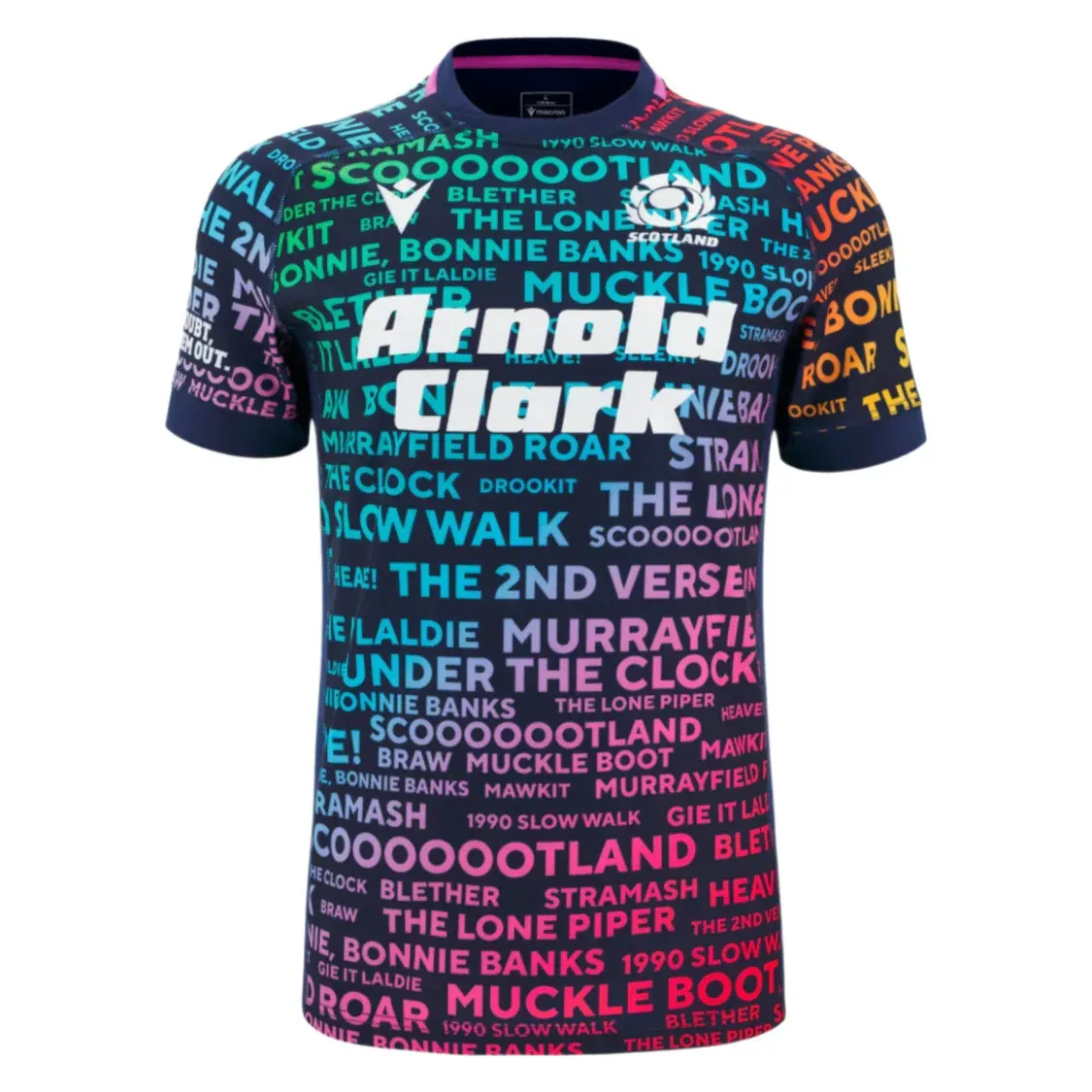 Scotland 25/26 Rainbow Training Jersey by Macron