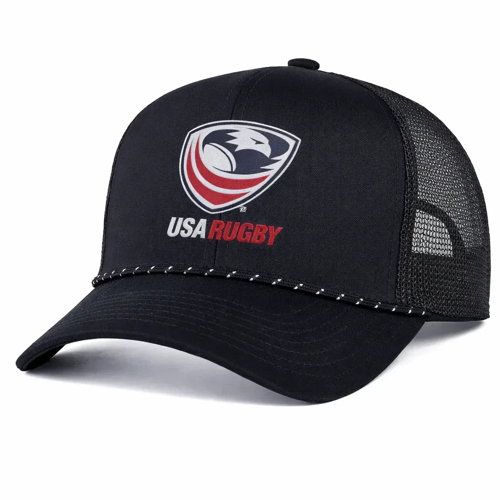 USA Rugby Trucker Snapback Braid Cap