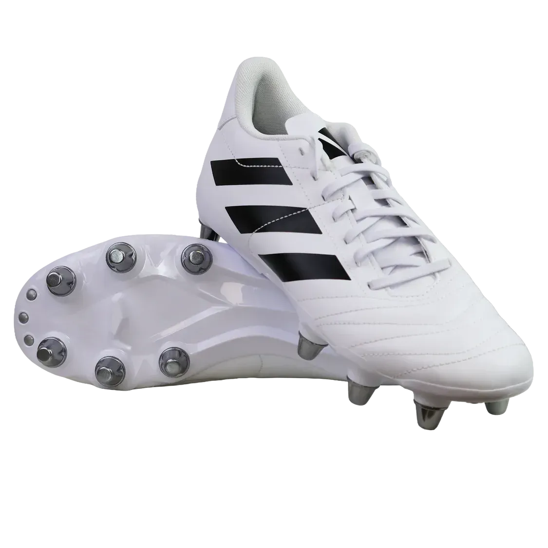 Adidas Kakari (SG) Boots - White/Core Black/Silver Metallic
