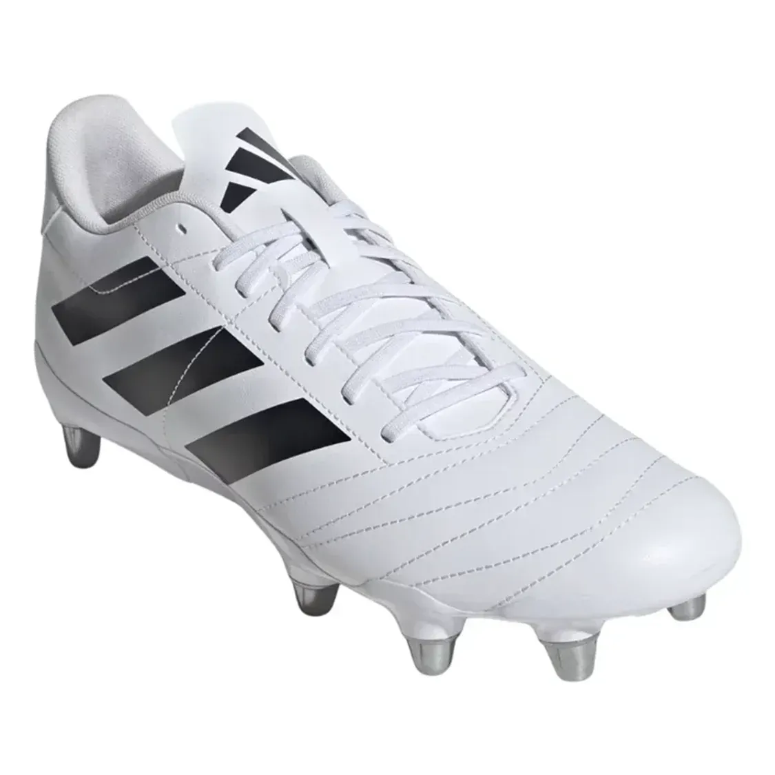 Adidas Kakari (SG) Boots - White/Core Black/Silver Metallic