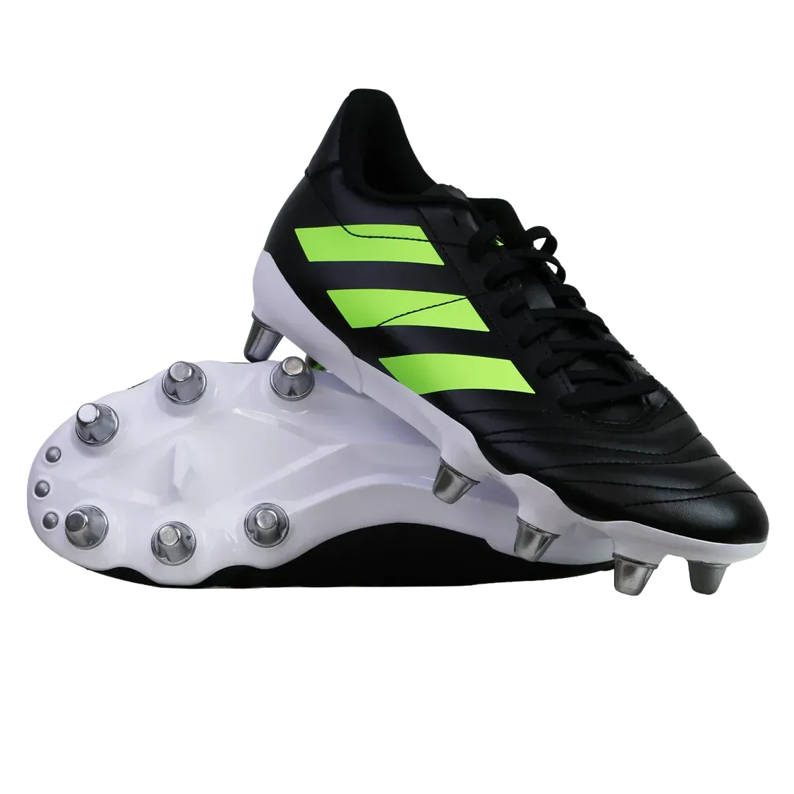 Adidas Kakari (SG) Boots - Core Black/Lucid Lemon/White