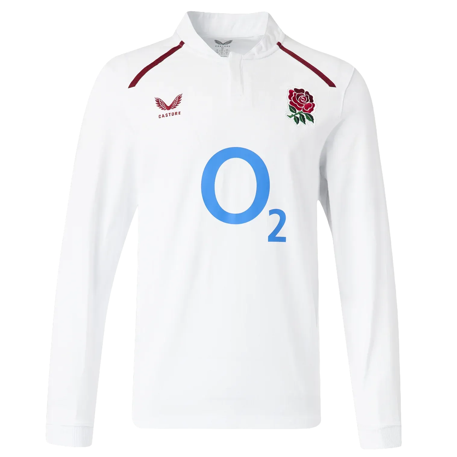 England 26/27 Classic Long Sleeve Home Jersey by Castore