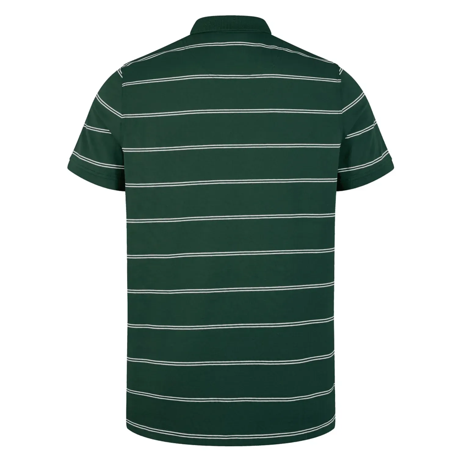 Canterbury Fundamental Yarn-Dye Stripe Polo - Dark Green
