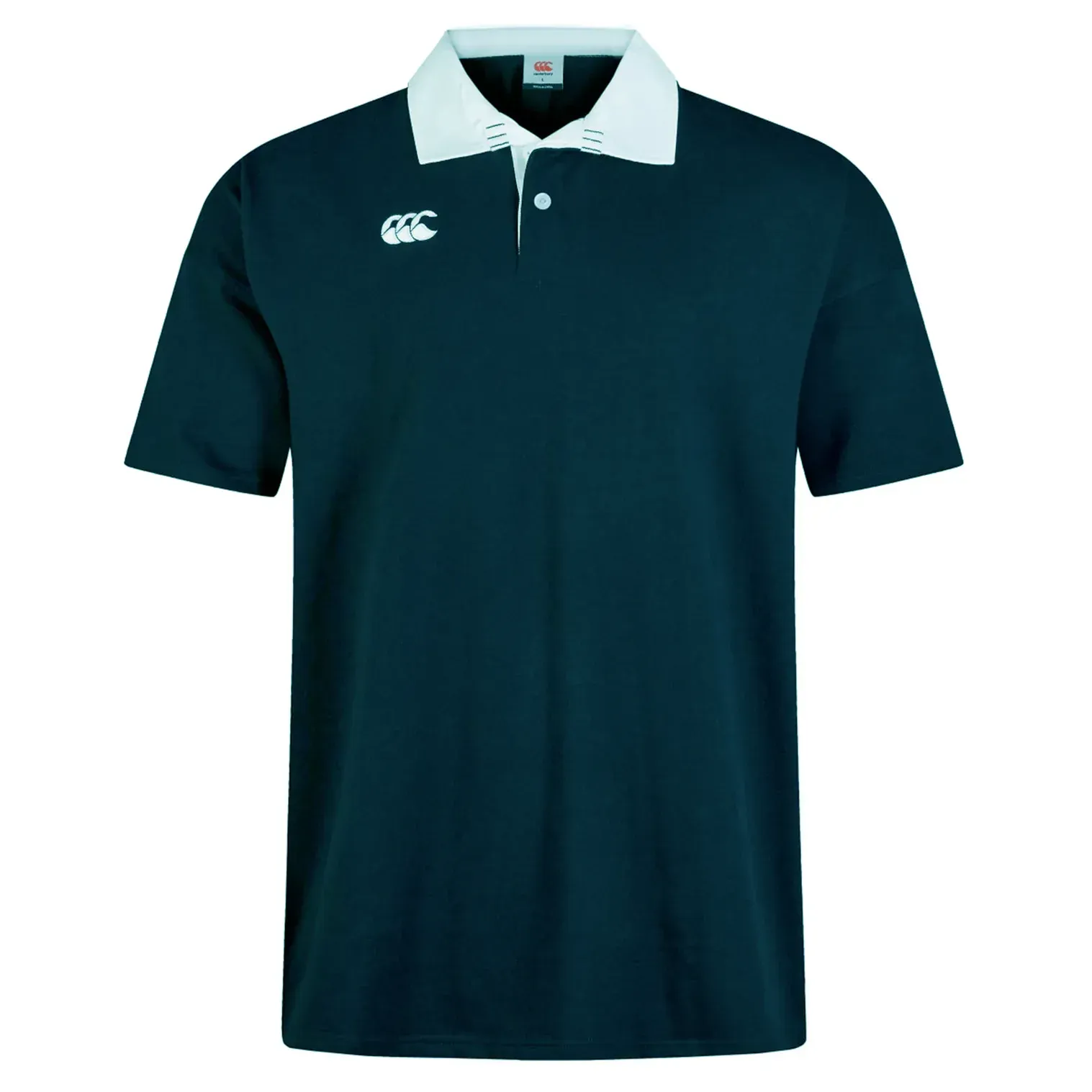 Canterbury Solid Dye Short Sleeve Rugby Jersey - Navy