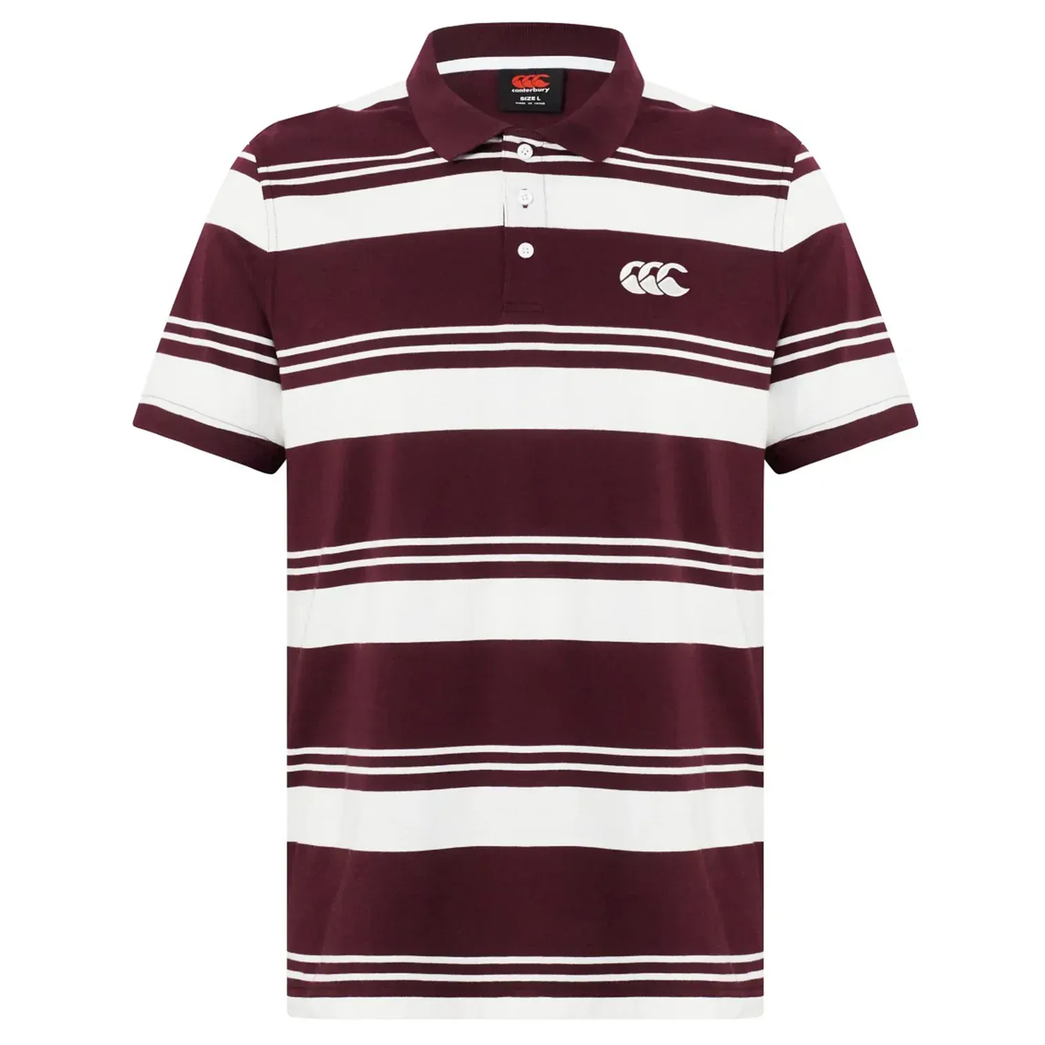Canterbury Fundamental Engineered Stripe Polo - Fig
