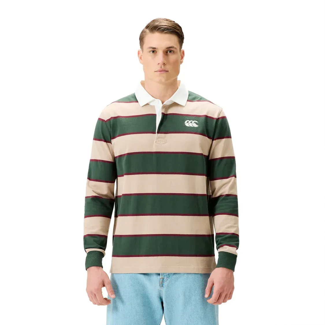 Canterbury Stripe Rugby Jersey - Sycamore