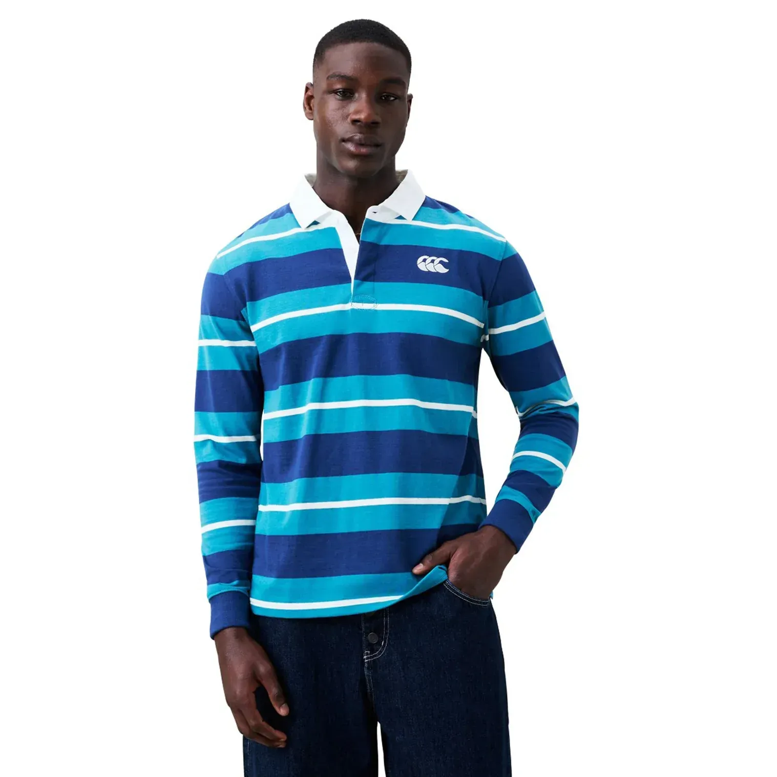 Canterbury Stripe Classic Rugby Jersey - Blue