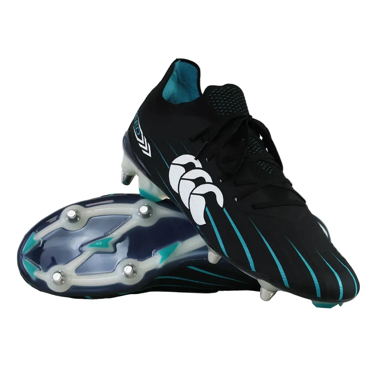 Canterbury Speed Falcon 2.0 Elite (SG) - Jet Black/Baltic Green