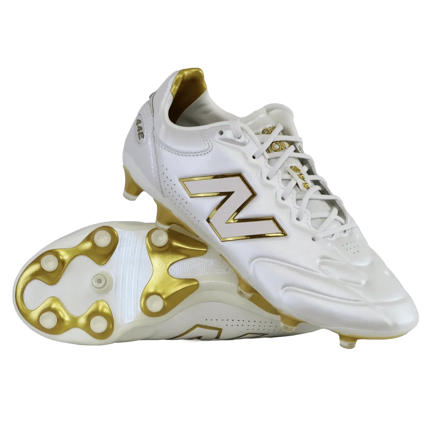 New Balance 442 Elite (FG) v3 - Sea Salt/Gold Metallic