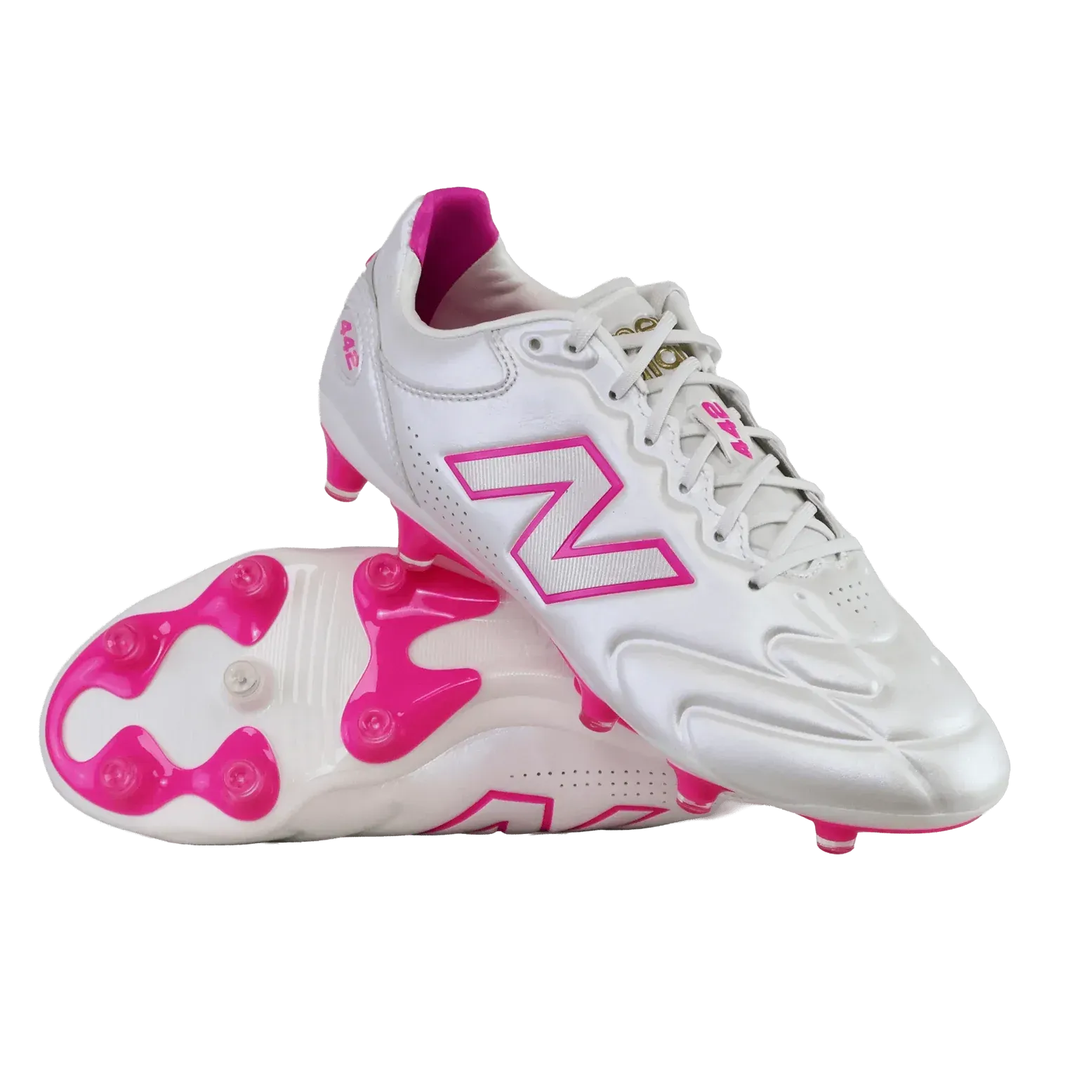 New Balance 442 Elite (FG) v3 - Sea Salt/Pink Heat