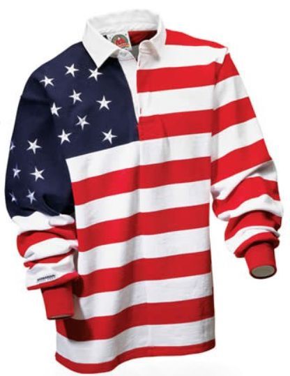 ​90s Stars and Stripes Rugby Shirt 星条旗 Stars & Stripes (Long Sleeve)