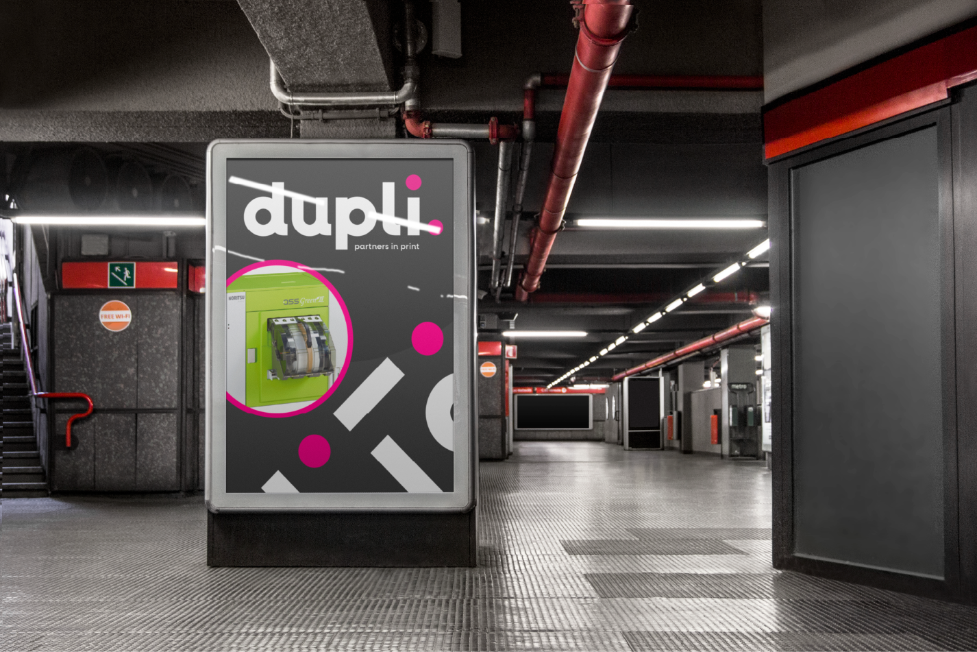 Subway station with