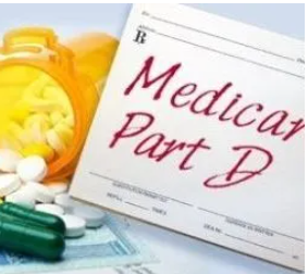 Pills spilling from a bottle next to a prescription pad labeled