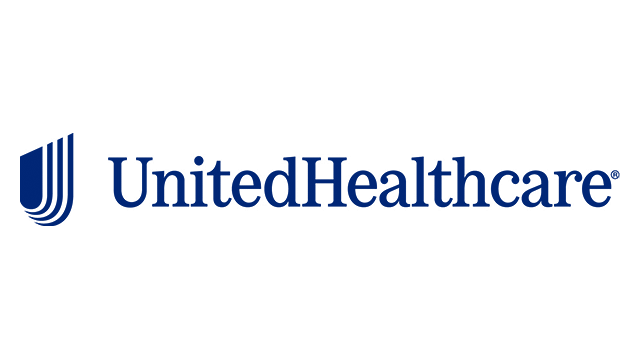 UnitedHealthcare logo with blue graphic and text.
