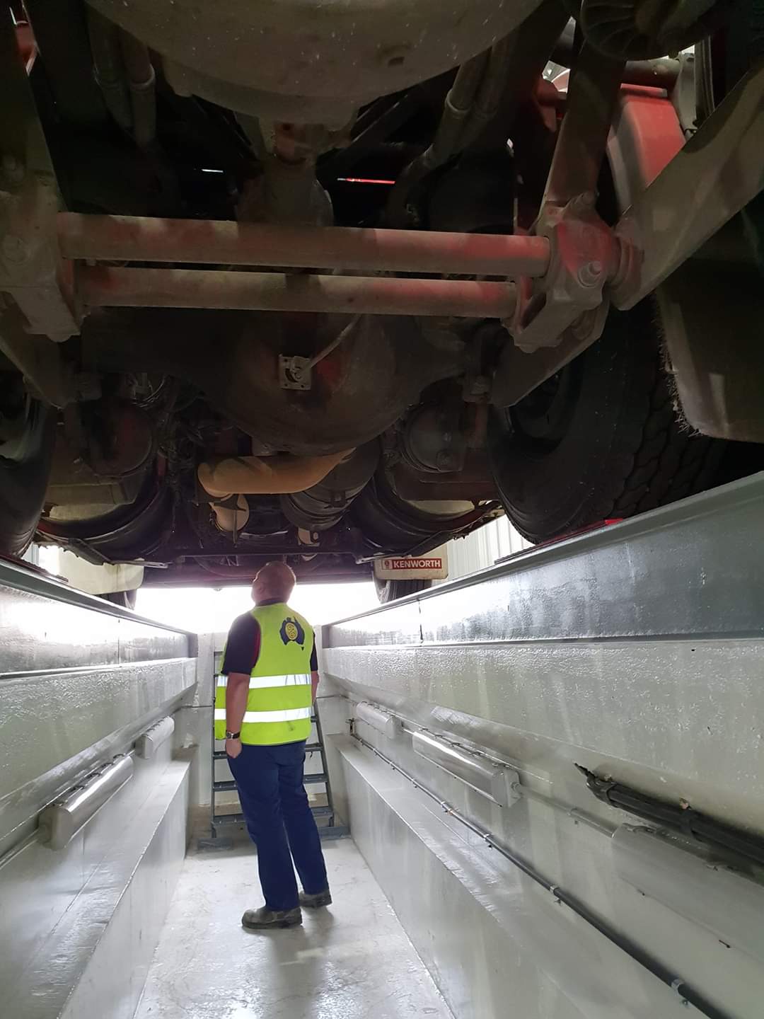 A Maintenance Check-Up Under Chassis of a Truck | Swan Hill, Vic | Pickering Transport Group