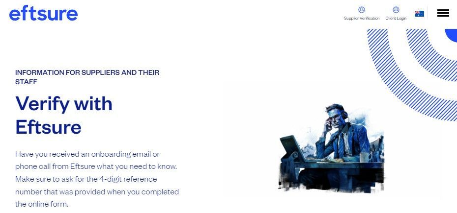 Verify with Eftsure source: https://eftsure.com/en-au/supplier-information/