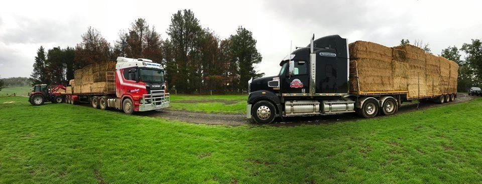 Two Big Trucks on the Farm | Swan Hill, Vic | Pickering Transport Group