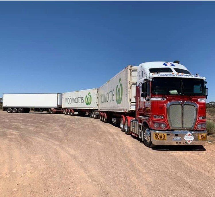 Long Truck in the Middle of the Highway | Swan Hill, Vic | Pickering Transport Group