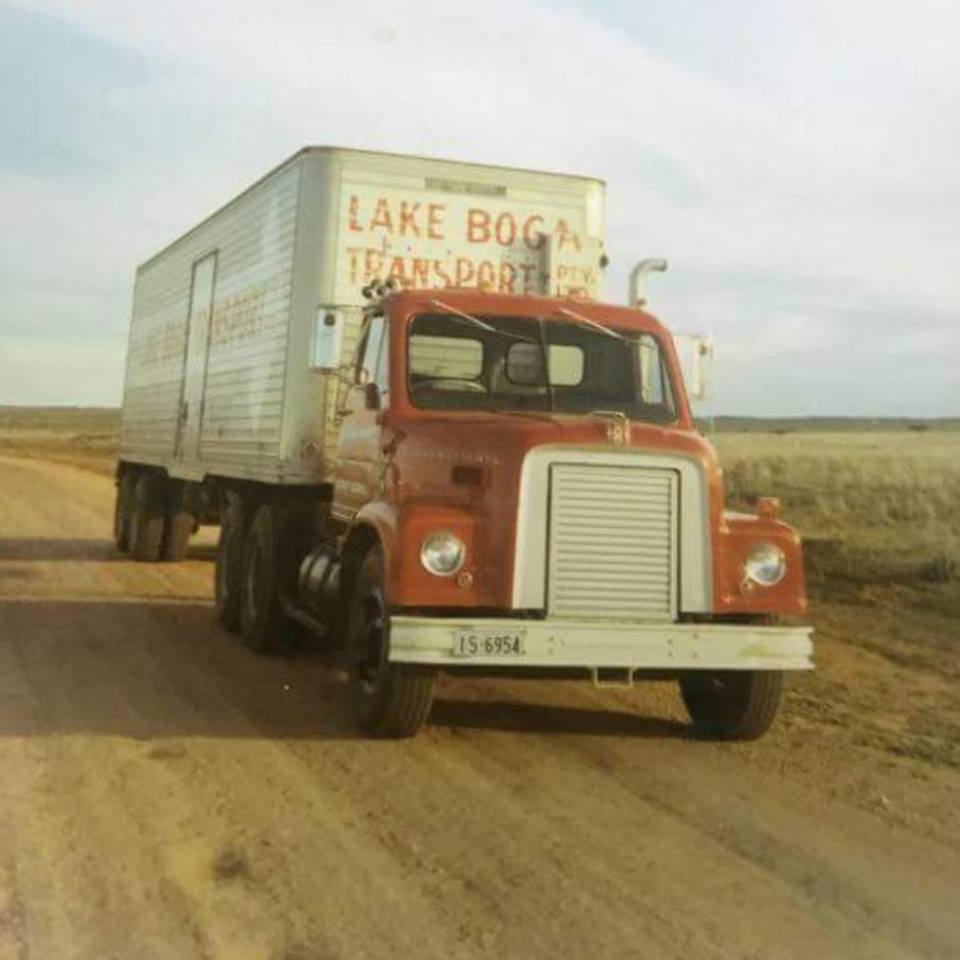 Old Image of a Truck Front View in the Middle of a Highway | Swan Hill, Vic | Pickering Transport Group