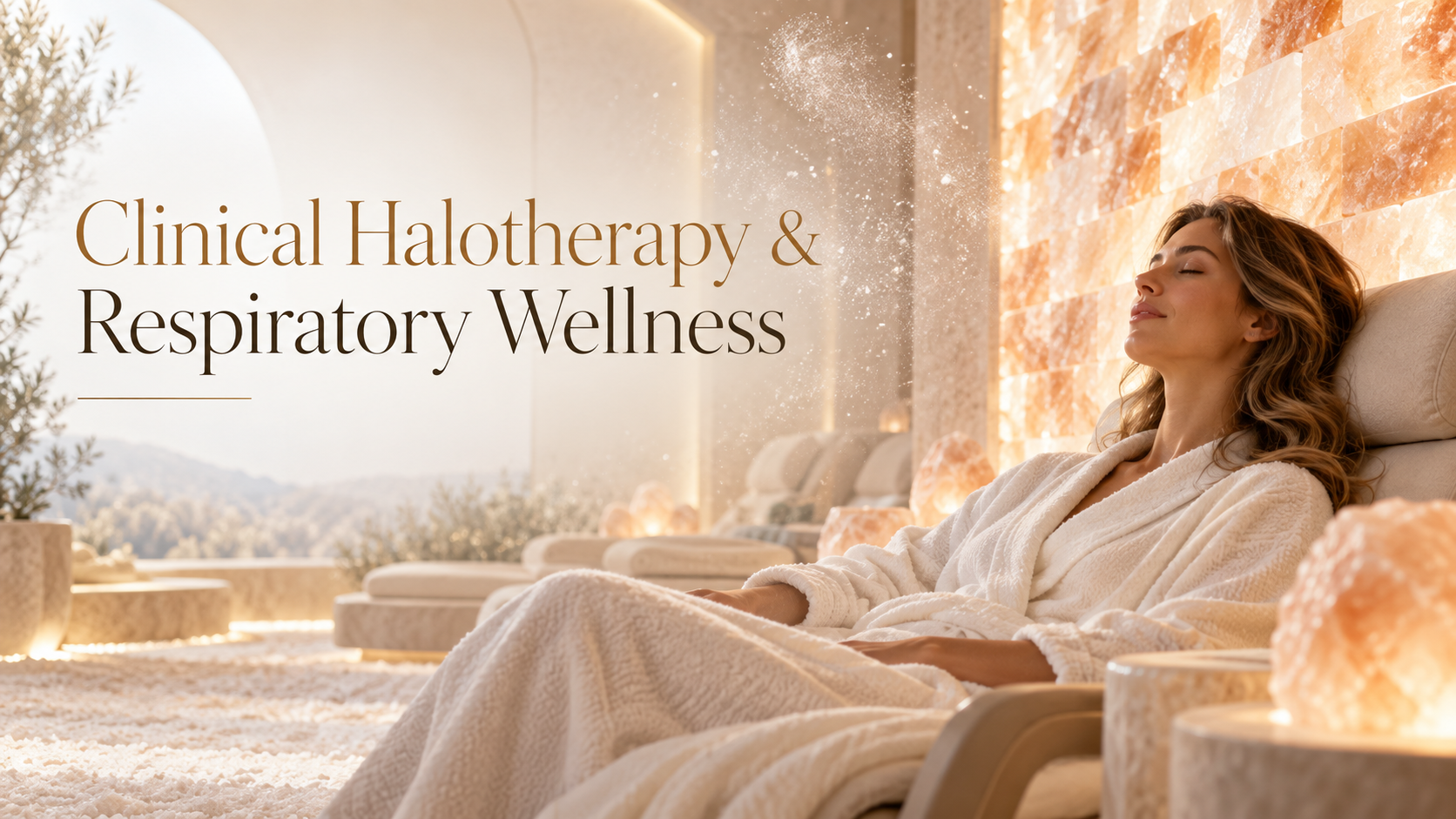 Medical-grade dry salt halotherapy suite for respiratory wellness and skin restoration at Mirelle Institute in Manasquan, NJ
