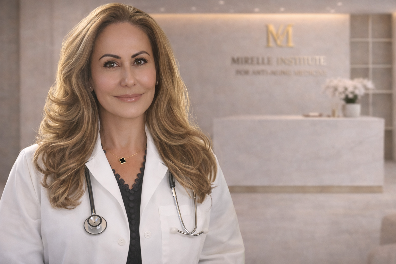 Meet Dr. Corina Ianculovici, your longevity and wellness lead. Dr. Corina Ianculovici, DNP FAAMFM, ABAAM, AGNP, at Mirelle Institute, providing expert guidance on regenerative wellness and metabolic health protocols.