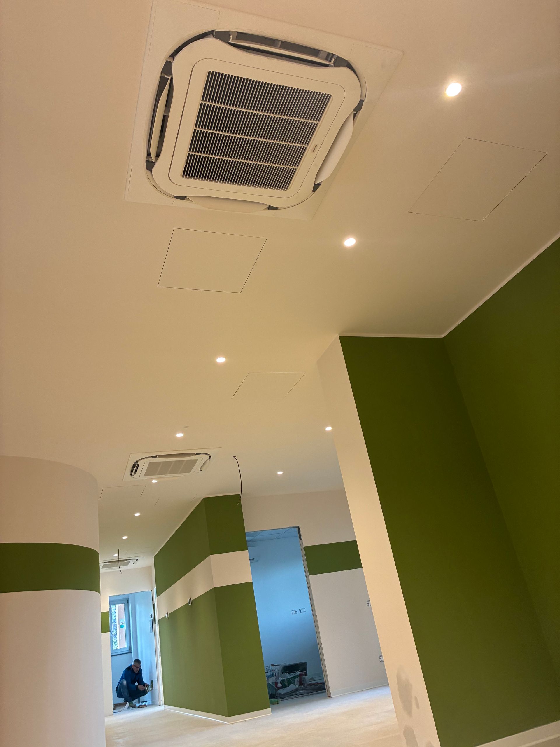 bocchette di ventilazione a soffitto