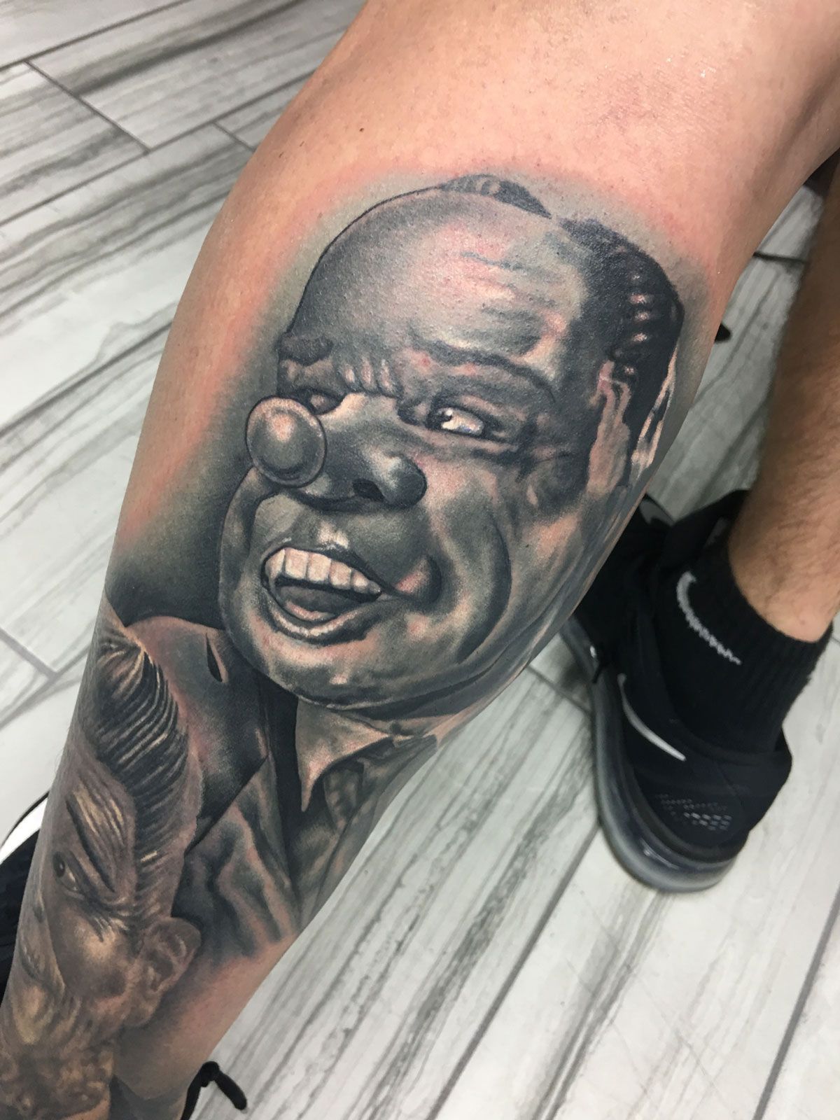 man joker tattoo