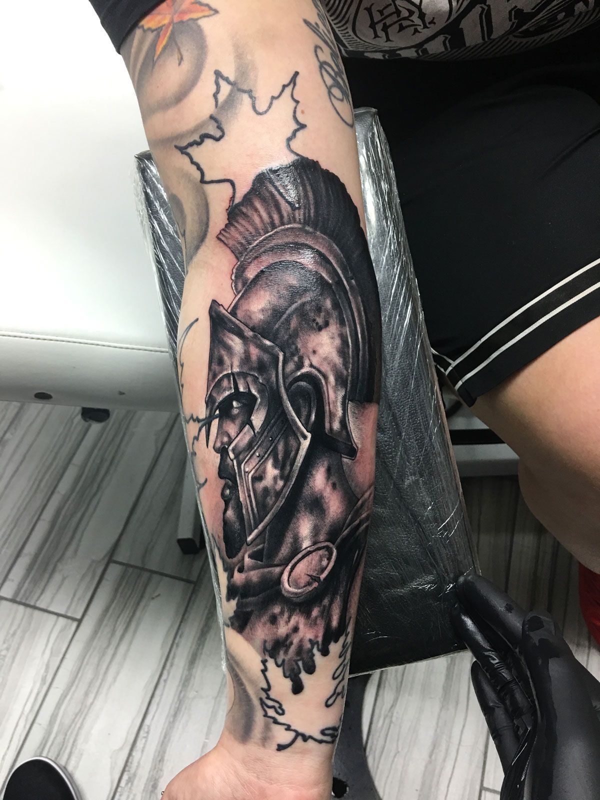 fighter tattoo