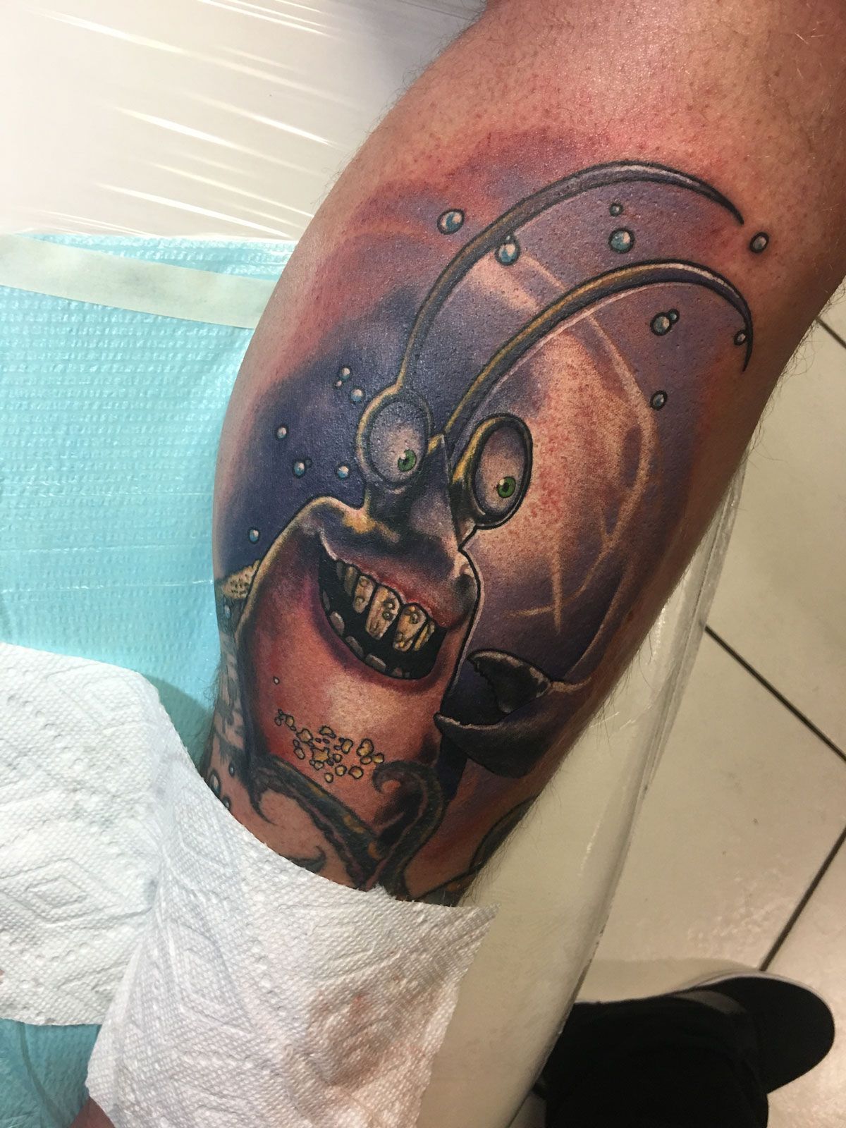 anime tattoo, cartoon tattoo