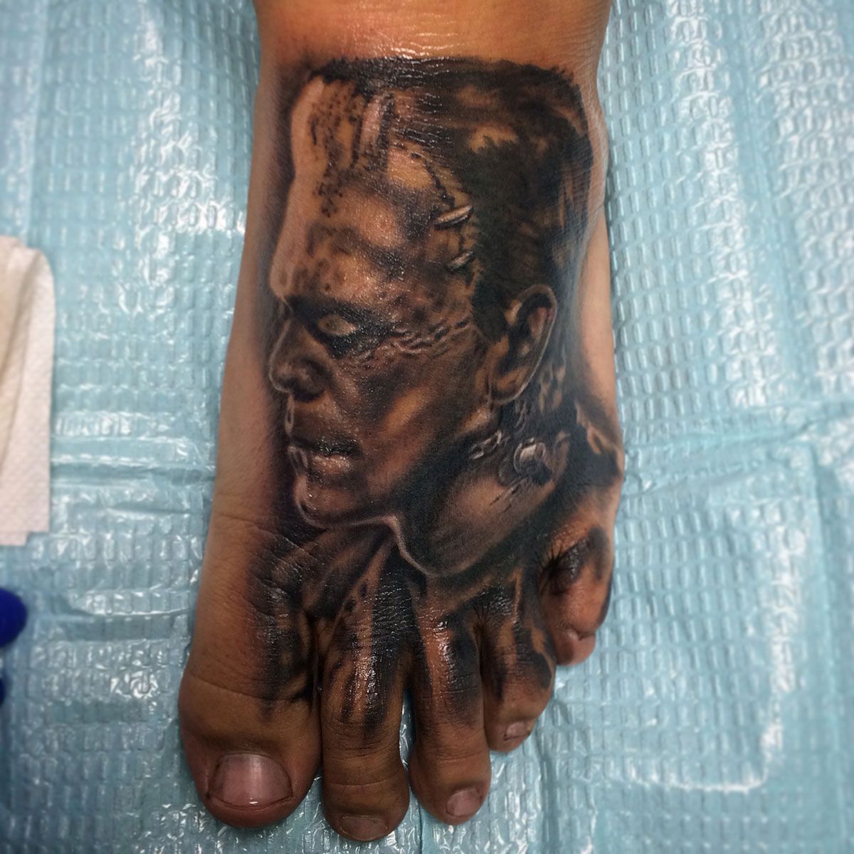 man tattoo, zombie tattoo
